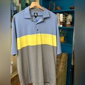 FJ mens golf polo